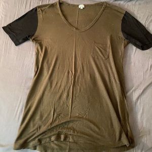 Olive green t-shirt